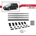Suzuki XL-7 1998-2006 Arası ile Uyumlu BASIC Model Ara Atkı Tavan Barı Gri 3 Adet