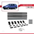 Ford Focus (C170) SW 1998-2004 Arası ile Uyumlu BASIC Model Ara Atkı Tavan Barı Siyah 3 Adet