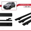 Volkswagen Tiguan (5N) 2007-2016 Arası ile Uyumlu BASIC Model Ara Atkı Tavan Barı Siyah 3 Adet