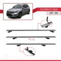 Volkswagen Tiguan (5N) 2007-2016 Arası ile Uyumlu BASIC Model Ara Atkı Tavan Barı Gri 3 Adet