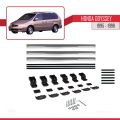 Honda Odyssey 1995-1998 Arası ile Uyumlu BASIC Model Ara Atkı Tavan Barı Gri 3 Adet