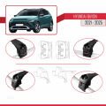 Hyundai Bayon (BC3) 2021 ve Sonrası ile Uyumlu ACE-2 Ara Atkı Tavan Barı Siyah 2 Adet