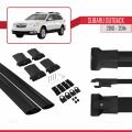 Subaru Outback 2010-2014 Arası ile Uyumlu FLY Model Ara Atkı Tavan Barı Siyah 2 Adet
