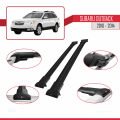 Subaru Outback 2010-2014 Arası ile Uyumlu FLY Model Ara Atkı Tavan Barı Siyah 2 Adet