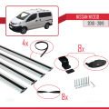 Nissan NV200 (M20) 2010-2019 Arası ile Uyumlu BASIC Model Ara Atkı Tavan Barı Gri 4 Adet