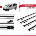Nissan NV200 (M20) 2010-2019 Arası ile Uyumlu BASIC Model Ara Atkı Tavan Barı Gri 4 Adet