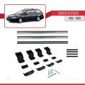 Subaru Outback 1994-1999 Arası ile Uyumlu BASIC Model Ara Atkı Tavan Barı Gri 2 Adet