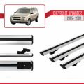 Chevrolet Uplander 2005-2009 Arası ile Uyumlu BASIC Model Ara Atkı Tavan Barı Gri 3 Adet