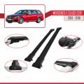 Mercedes E Class S212 2013-2016 Arası ile Uyumlu FLY Model Ara Atkı Tavan Barı Siyah 2 Adet