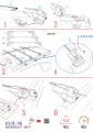 Hyundai Trajet 2000-2008 Arası ile Uyumlu ACE-1 Ara Atkı Tavan Barı Gri 3 Adet