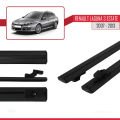 Renault Laguna 3 Estate 2007-2013 Arası ile Uyumlu BASIC Model Ara Atkı Tavan Barı Siyah 2 Adet
