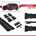 Kia Sportage 2023-2025 Arası ile Uyumlu FLY Model Ara Atkı Tavan Barı Siyah 2 Adet