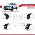 Great Wall Haval H6 Pre-Facelift 2017-2020 Arası ile Uyumlu ACE-2 Ara Atkı Tavan Barı Gri 2 Adet