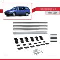 Ford Focus (C170) SW 1998-2004 Arası ile Uyumlu BASIC Model Ara Atkı Tavan Barı Gri 3 Adet