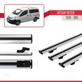 Nissan NV200 (M20) 2010-2019 Arası ile Uyumlu BASIC Model Ara Atkı Tavan Barı Gri 3 Adet