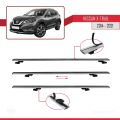 Nissan X-Trail 3 (T32) 2014-2021 Arası ile Uyumlu BASIC Model Ara Atkı Tavan Barı Gri 3 Adet