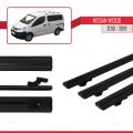 Nissan NV200 (M20) 2010-2019 Arası ile Uyumlu BASIC Model Ara Atkı Tavan Barı Siyah 3 Adet