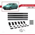 Ford Focus 2 (C307) SW 2005-2010 Arası ile Uyumlu BASIC Model Ara Atkı Tavan Barı Siyah 3 Adet