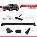 Ford Explorer 6 2020-2024 Arası ile Uyumlu FLY Model Ara Atkı Tavan Barı Siyah 2 Adet
