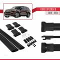 Ford Explorer 6 2020-2024 Arası ile Uyumlu FLY Model Ara Atkı Tavan Barı Siyah 2 Adet