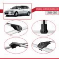 Hyundai Elantra Touring (FD) 2009-2012 Arası ile Uyumlu ACE-1 Ara Atkı Tavan Barı Gri 3 Adet