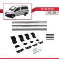 Nissan NV200 (M20) 2010-2019 Arası ile Uyumlu BASIC Model Ara Atkı Tavan Barı Gri 2 Adet