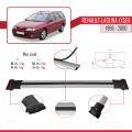 Renault Laguna (X56) SW 1996-2000 Arası ile Uyumlu FLY Model Ara Atkı Tavan Barı Gri 3 Adet