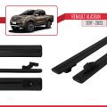 Renault Alaskan 2017-2023 Arası ile Uyumlu BASIC Model Ara Atkı Tavan Barı Siyah 2 Adet