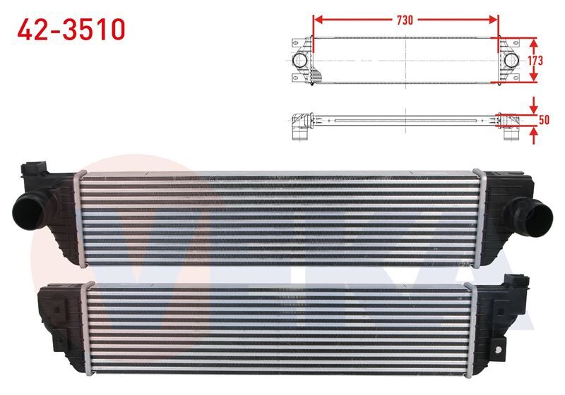 Renault Master III 2010- Turbo Radyatörü (Intercooler) 2.3 DCI