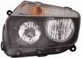 Dacia Duster 2010-2013 Far Sol Siyah Çerçeveli Manuel Ayarlı