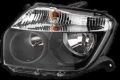 Dacia Duster 2010-2013 Far Sol Siyah Çerçeveli Manuel Ayarlı