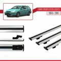 Ford Focus 2 (C307) SW 2005-2010 Arası ile Uyumlu BASIC Model Ara Atkı Tavan Barı Gri 3 Adet