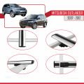 Mitsubishi Outlander 2 2007-2012 Arası ile Uyumlu BASIC Model Ara Atkı Tavan Barı Gri 2 Adet