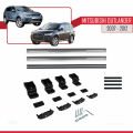 Mitsubishi Outlander 2 2007-2012 Arası ile Uyumlu BASIC Model Ara Atkı Tavan Barı Gri 2 Adet