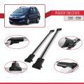Peugeot 206 SW 2002-2008 Arası ile Uyumlu FLY Model Ara Atkı Tavan Barı Gri 2 Adet
