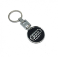 Audi Uyumlu Yedek Parça Logolu Siyah Metal Anahtarlık
