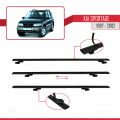 Kia Sportage 1997-2002 Arası ile Uyumlu BASIC Model Ara Atkı Tavan Barı Siyah 2 Adet