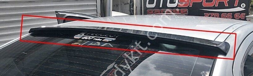 Peugeot 407 Uyumlu Yedek Parça Cam Üstü Spoiler
