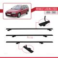 Renault Laguna (X56) SW 1996-2000 Arası ile Uyumlu BASIC Model Ara Atkı Tavan Barı Siyah 3 Adet