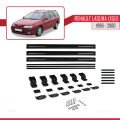 Renault Laguna (X56) SW 1996-2000 Arası ile Uyumlu BASIC Model Ara Atkı Tavan Barı Siyah 3 Adet