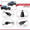 Nissan Qashqai +2 (NJ10) 2008-2013 Arası ile Uyumlu ACE-1 Ara Atkı Tavan Barı Gri 2 Adet