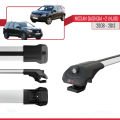 Nissan Qashqai +2 (NJ10) 2008-2013 Arası ile Uyumlu ACE-1 Ara Atkı Tavan Barı Gri 2 Adet