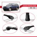 Holden Frontera Sport 2 1999-2004 Arası ile Uyumlu ACE-1 Ara Atkı Tavan Barı Siyah 3 Adet