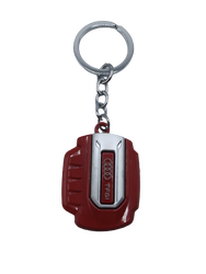 Audi  Uyumlu Yedek Parça Logolu Kırmızı Anahtarlık