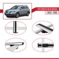 Mitsubishi Outlander 2003-2006 Arası ile Uyumlu BASIC Model Ara Atkı Tavan Barı Gri 2 Adet
