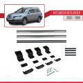 Mitsubishi Outlander 2003-2006 Arası ile Uyumlu BASIC Model Ara Atkı Tavan Barı Gri 2 Adet