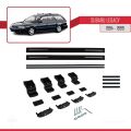 Subaru Legacy 2 (BD) 1994-1999 Arası ile Uyumlu BASIC Model Ara Atkı Tavan Barı Siyah 2 Adet