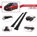 Volkswagen Touran (1T) Pre-Facelift 2003-2010 Arası ile Uyumlu FLY Model Ara Atkı Tavan Barı Siyah 2 Adet