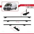 Fiat Ducato 3 2007 ve Sonrası ile Uyumlu BASIC Model Ara Atkı Tavan Barı Siyah 3 Adet