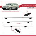 Volkswagen Passat B7 (3C) Alltrack 2012-2014 Arası ile Uyumlu BASIC Model Ara Atkı Tavan Barı Siyah 3 Adet